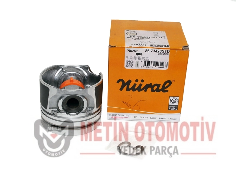 859 EURO4 4M42 PİSTON SEGMANSIZ GOETZE STD (8673420-STD ME194896) MITSUBISHI MİTSUBİSHİ